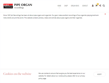 Tablet Screenshot of pipe-organ-recordings.com